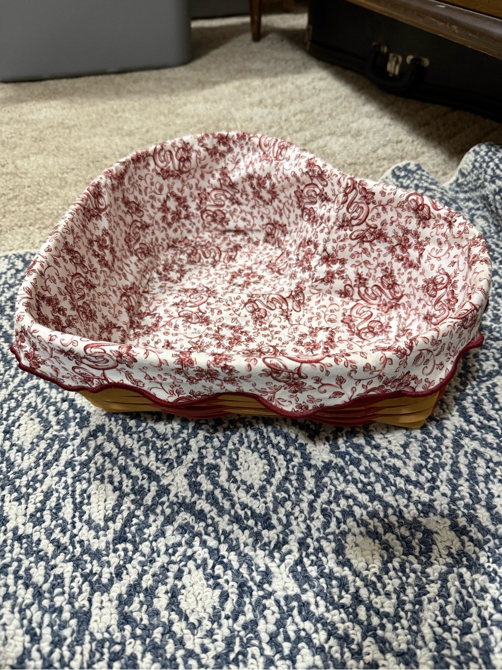 Longaberger heart shaped basket- Home Accents